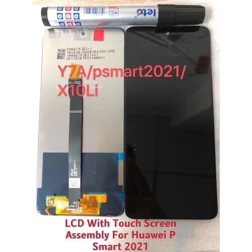 Wholesale Price 5 PCS/Lot Tested 6.67" LCD Screen For Huawei P Smart 2021/X10 Lite/Y7A LCD Touch Screen Digitizer Assembly