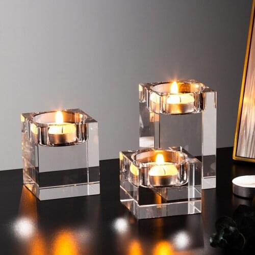 European Style Candle Holder Decoration Accessories Simple Modern Candlelight Dinner Props Home Table Decoracion Hogar Moderno