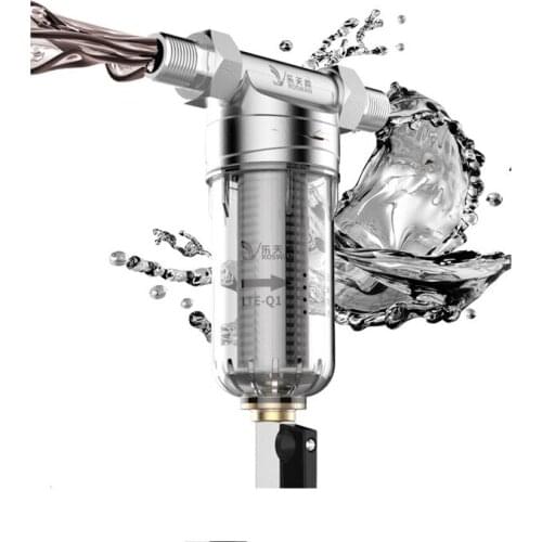 Pre filter 4" external thread mouth backwash 316 stainless steel filter Cartridge Filter For water connections