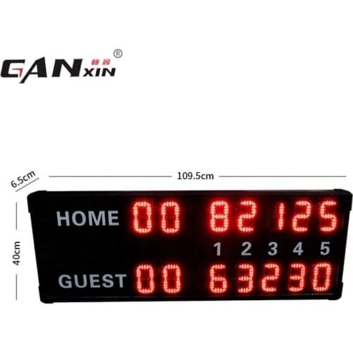 Ganxin Professional Basketball Led Flexible Display Pitch Baseball Scoreboard for Electronic Weighing Scales