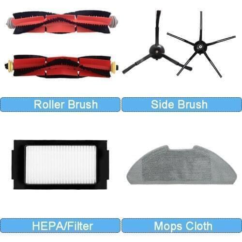 Roller Side Brush Washable HEPA Filter Mop Cloths Guide Wheel For Xiaomi Mijia Pro Vacuum Parts Accessories