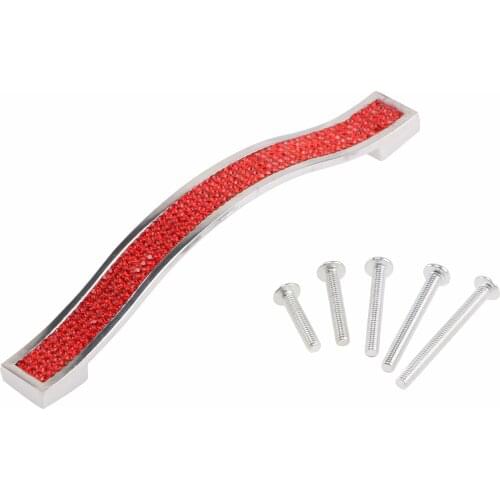 Kitchen Knobs Cupboard Hardware Drawer Alloy Cabinet Handle Furniture Rectangle Diamond Door Handle Door hardware and locks