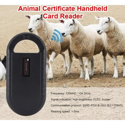 Pet Scanner Animal Pet Id Reader Chip Transponder USB RFID Handheld Microchip Scanner for Dog Cats Horse