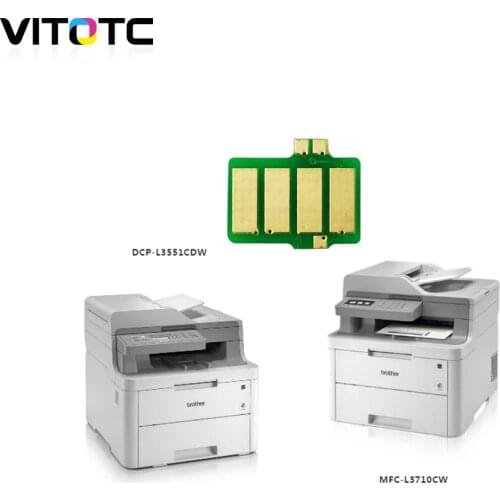 Compatible TN233 TN-233 TN 233 Toner Cartridge Chip For Brother HL-L3210CW DCP-L3551CDW MFC-L3710CW MFC-L3770CDW Color Printer