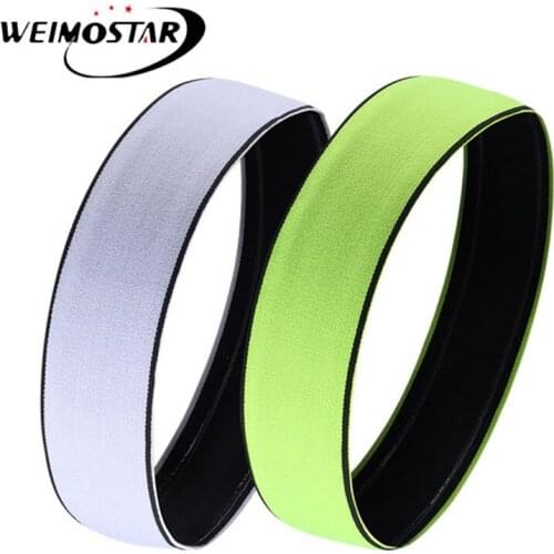 Unisex Outdoor Sports Running Head Warp Anti-slip Silicone Breathable Riding Sport Yoga headbands Hair Accessories
