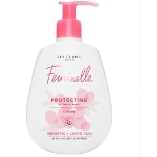 Oriflame FEMINELLE Protecting Protective Cleansing Gel for the External Genital Areas Intimate Wash Cranberry 300ml