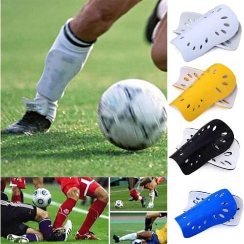 1 Pair Adult Children Knee Pads Football Soccer Shin Guards Leg Sleeves Protector Guard Shield Lightweight Protective Gear 2021