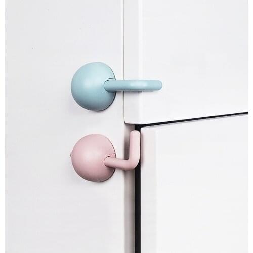 2PCS New Baby Safety Locker Home Security Protection Drawer Door Lock for Children Anti-pinch Refrigerator Cabinet Locks for Kid