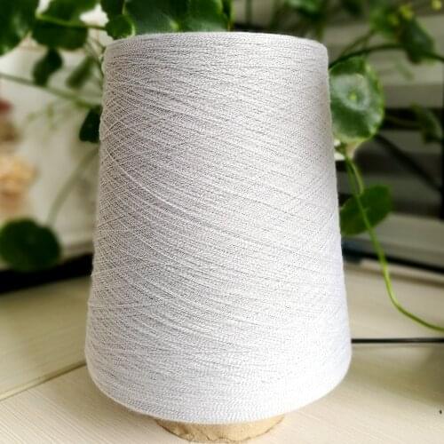 60S/1*2+30D silver thread blended cotton yarn