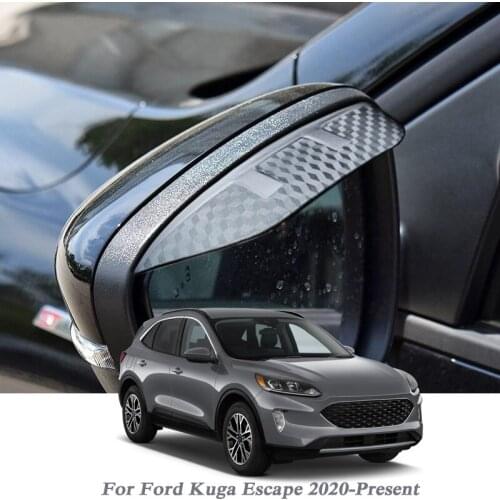 Car Rearview Mirror Rain Eyebrow Auto Shield Snow Guard Sun Side Visor Shade Protector For Ford Escape 2020-Present Sticker
