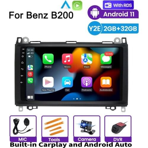 Quad Core Car Radio Android 2G+32G For Mercedes/Benz/Sprinter/Viano/Vito/B-class/B200/B180 GPS Car Multimedia Player DVR FM