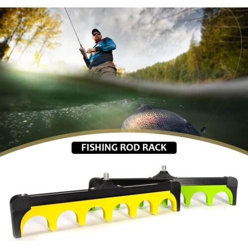 3/5/6/10 Hole Rod Fishing Rod Holder Feeder Pod Stand Holder Eva Soft Fishing Pole Tackle Carp Fishing Accessories