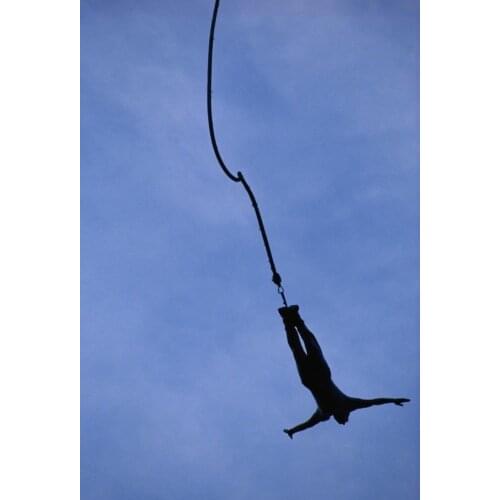 Home Decor Bungee jumping-Silk Art Poster Wall Sicker Decoration Gift