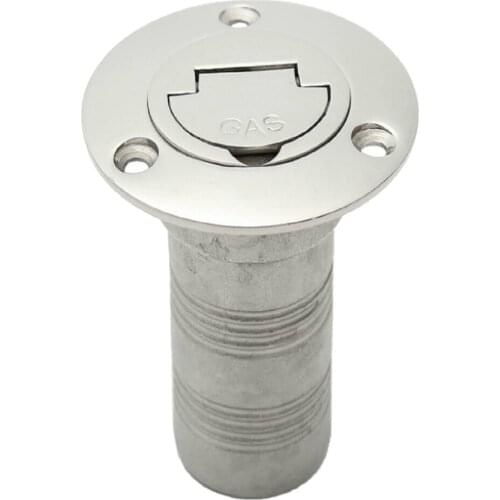 Hose Deck Fill Filler Keyless Cap for GAS 50mm Boat Filler stainless steel