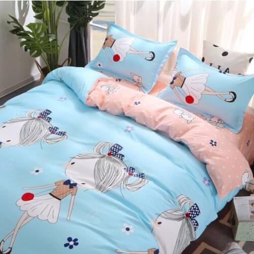 Flower, Fruit, Fashion 3/4pcs Bedding Sets/bed Set/bedclothes For Kids/bed Linen Duvet Cover Bed Sheet Pillowcase,twin Full