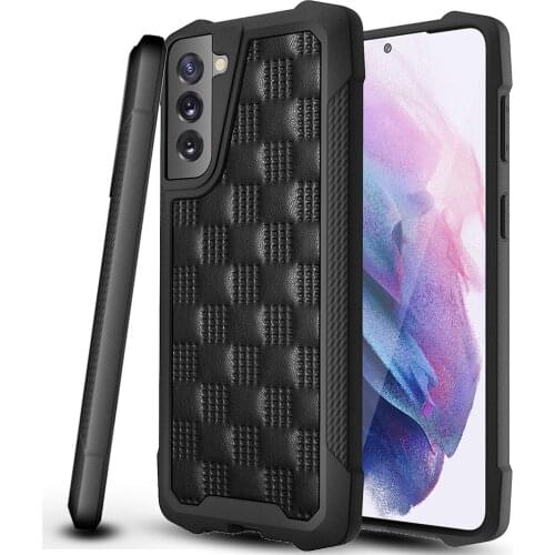 Leather Case For Samsung Galaxy S21 Plus Shockproof Back Cover Bumper For Samsung S21+ Hard PC Capa for S21 Ultra Fundas