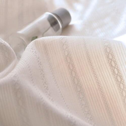 Multi color ramie jacquard cotton fabric printing Cloth for DIY Fashion summer Dress making material