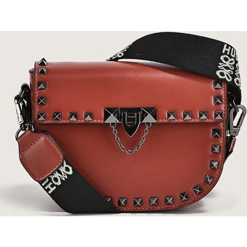 Fashion Shoulder Bag Retro Casual womens crossbody bags Female Designer Leather Saddle white small Chain cheap bag trend 2021