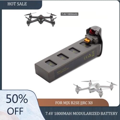 Promotion 7.4V 1800mAh Modularized Lipo Battery for MJX B2SE JJRC X8 RC Drone WiFi FPV RC Quadcopter