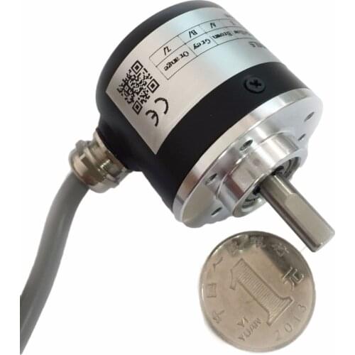 Cheap 38mm Motor Speed Sensor 360 500 1024 Pulse Incremental Linear Encoder NPN Open collector Shaft Encoder