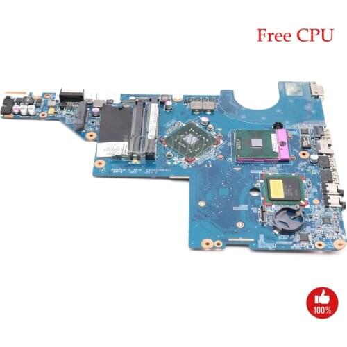 NOKOTION Main board For HP G42 G62 CQ42 CQ62 Laptop Motherboard 605140-001 PGA478 Chipset GL40 Free CPU