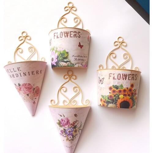 New Hanging Basket Home Indoor Decoration Wall Hanging Basket Outdoor Garden Planting Pots Flower Basket Dropshipping