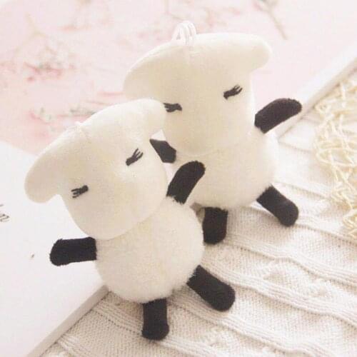 Sheep Doll Lovely Birthday Gift Plush Doll Pendant Gift for Backpack Kid Room Decor Car Bag Pendants Children Stuffed Animal Toy