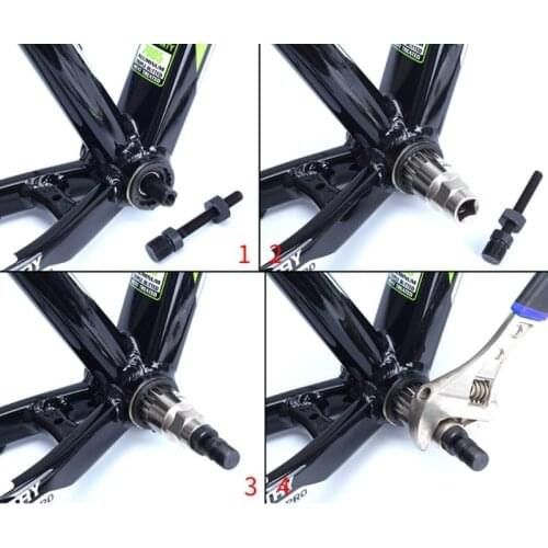 Professional Bicycle Square Bottom Bracket Cycling Repair Tool Accessory BB Sleeve Fixing Rod