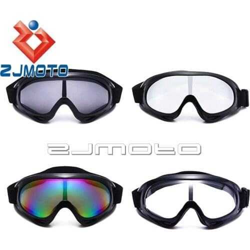 Multi-color Motorcycle Adjustable Ski Snowboard Dustproof Sunglasses Motorbike Outdoor Goggles Lens Frame Eye Glasses Universal