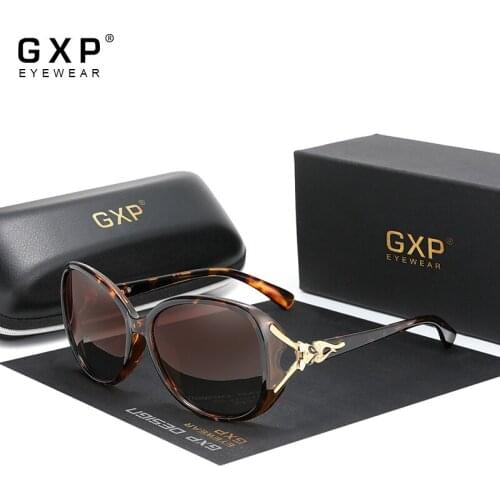 GXP Sunglasses Polarized Retro Big frame luxury Eyewear Lady Brand Designer Sun glasses Oculos de sol