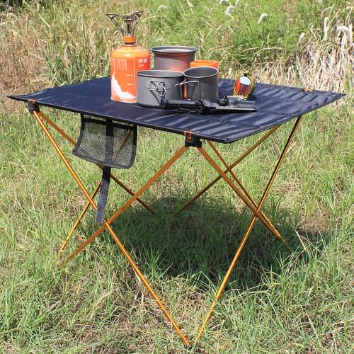 Outdoor Camping Table Camping Aluminium Alloy Picnic Table Waterproof Ultra-light Durable Folding Table Desk