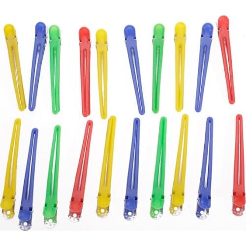 20Pcs Extra-long Light-weight Sectioning Clips 4 inch for Styling Curl Sectioning Random Color DIY Hair Styling Tools