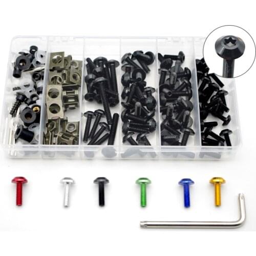 Motorcycle Screws Set Screws box Nuts Repair Tool For bmw gs 1200 yamaha mt07 honda cr125 suzuki gladius kawasaki ninja 250r