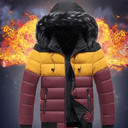 Winter Parkas Men Fur Warm Thick Cotton Multi-pocket Hooded Jackets Mens Casual Fashion Windbreaker Coats Plus Size 5XL Overcoat