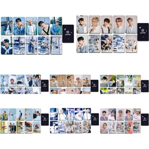 10Pcs/Set Kpop ASTRO Lomo Card HD Double-side Print High Quality Photocard Photo Album Card