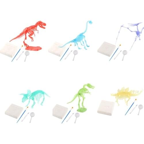 3D Dinosaur Fossil Digging Kit Archeology Dinosaur Skeleton Science Toy Gift Dinosaur Fossil Digging Kit