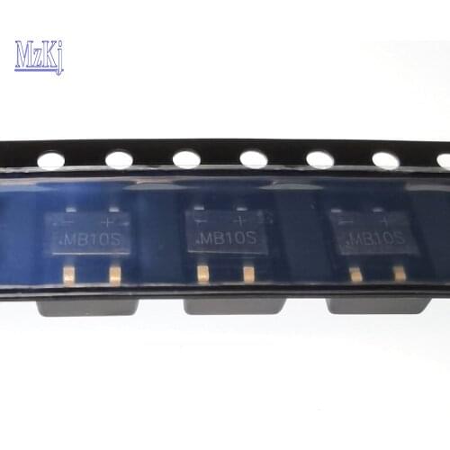 500PCS MB10 New Original MB10S 0.5A 1000V Rectifier SOP4