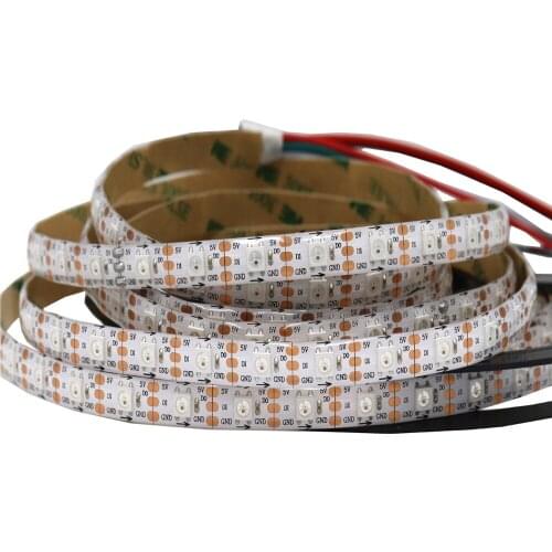 Addressable led strip ws2812b 60led rgb dream color strip waterproof ip65