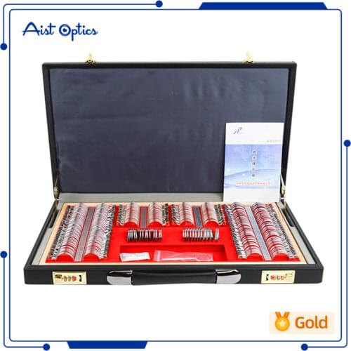China Factory A Grade Lens Case High Quality Optometry Equipment Optical Metal Rim Prism Trial Lens Set