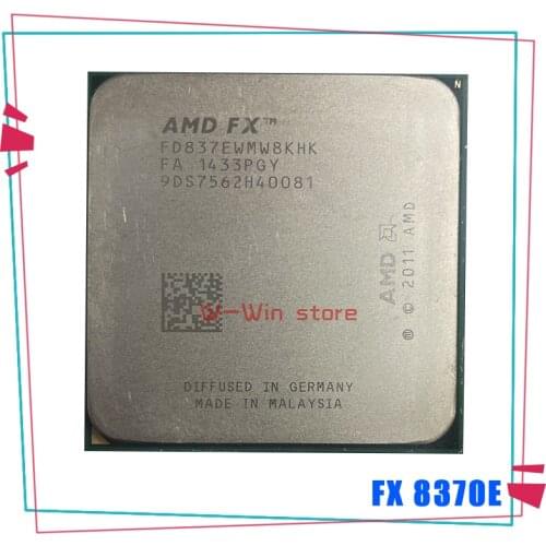 AMD FX-Series FX-8370E FX 8370E FD837EWMW8KHK 3.3 GHZ 8MB 95W Socket AM3+ NO FAN