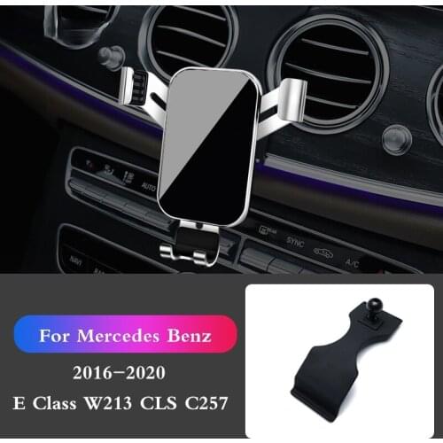Car Mobile Phone Holder Mounts Stand GPS Navigation Bracket For Mercedes Benz W213 E Class CLS C257 2016-2020 Car Accessories