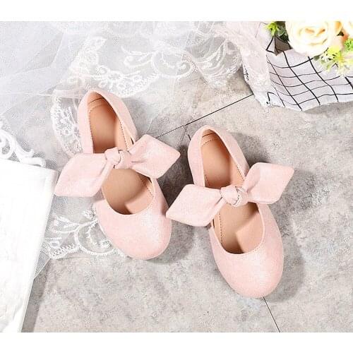Little Kids Ballet Mary Jane Flat Dressy Shoes Toddler Girl Birthday Photo Shoot Shoes Children Princess Pink Shoe Size 2t 3t 4t