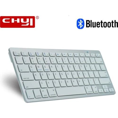 CHYI Wireless Bluetooth Keyboard 78 Keys Slim Computer BT 3.0 Keypad For Apple Tablet For IOS Windows Android