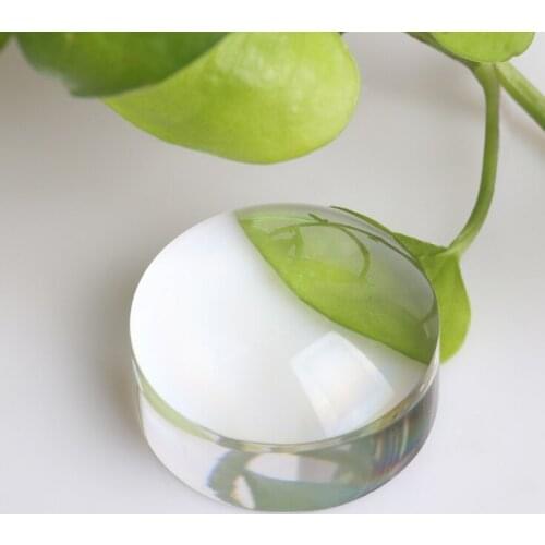 BIJIA Acrylic 50 Concentrating Magnifying Glass Spherical Optical Lens Reading Magnifier