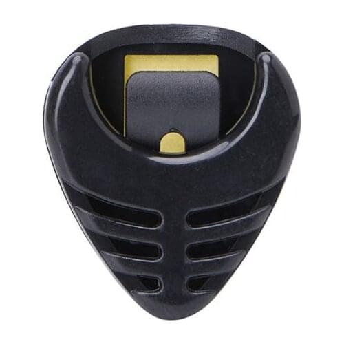 Portable Plastic Guitar Pick Plectrum Holder Case Box Acoustic Heart Shaped