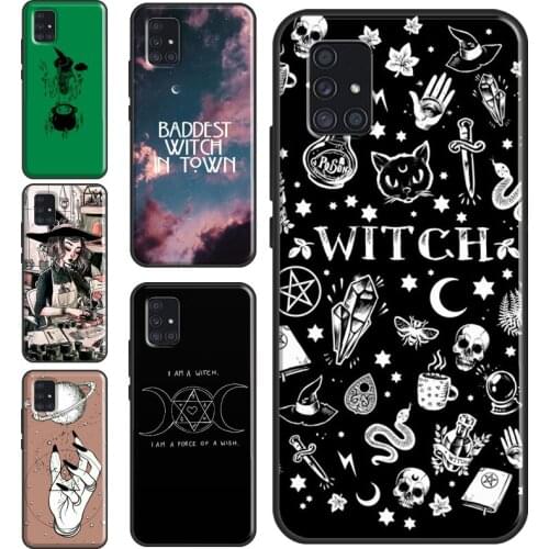 Witchcraft Witch Moon Case For Samsung A21S A20e A11 A31 A41 A51 A71 A10 A20S A30S A40 A50 A70 A12 A32 A52 A72