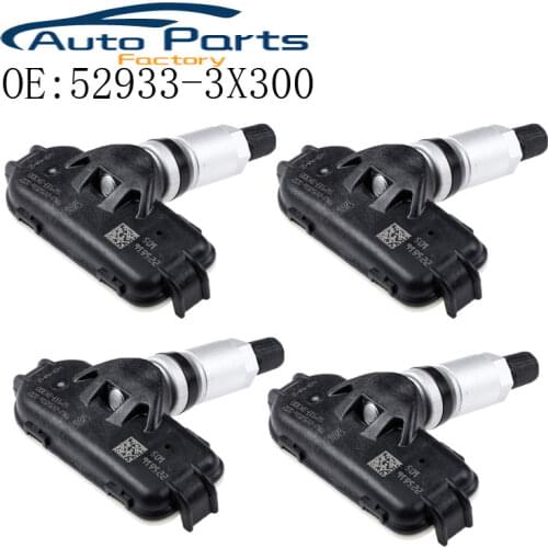 4 PCS TPMS Sensor Tire Pressure Monitoring Sensor For Hyundai I30 I35 Elantra Kia K3 52933-3X300 529333X300 434MHZ
