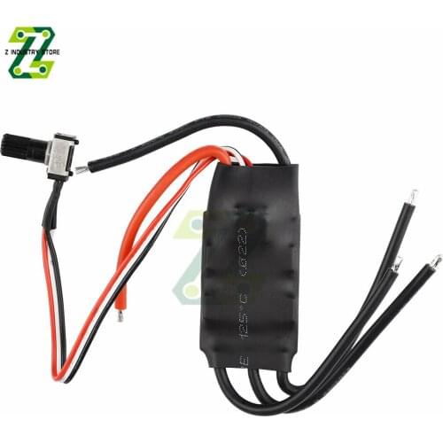 DC7-24V 200W BLDC 3 Phase Brushless Motor Driver Hallless DC Motor Drive Board Speed Controller Regulator With Potentiometer