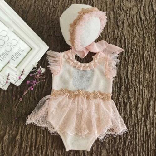 Baby Hat Romper Jumpsuit Short Pants Newborn Photography Props Infants Outfits