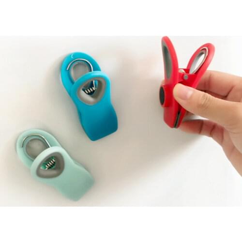 1PCS Fridge Magnetic Clip For Home Refrigerator Magnets Wall Recipes Memo Note Message Snack Holder Clamp Office Supplies